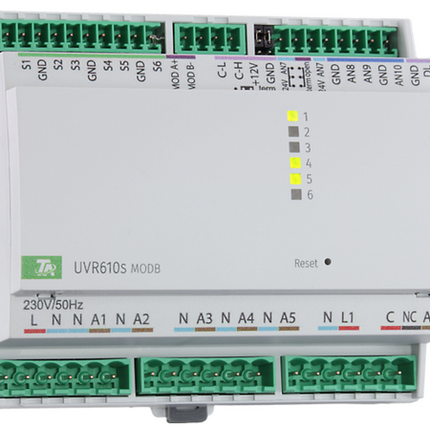 UVR610S-OD mit Modbus Schnittstelle